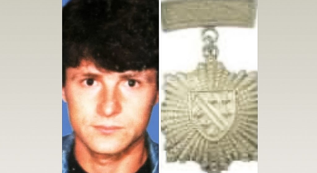 HAMDO OMANOVIĆ – SREBRENA POLICIJSKA ZNAČKA